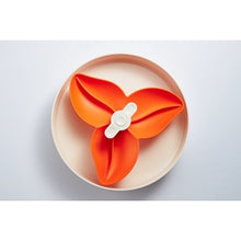 Load image into Gallery viewer, SPIN Interactive slow feed bowl Orange Bougainvillea