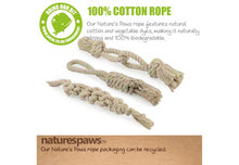 Load image into Gallery viewer, Nature's Paws Rope Toy