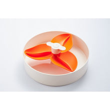 Load image into Gallery viewer, SPIN Interactive slow feed bowl Orange Bougainvillea
