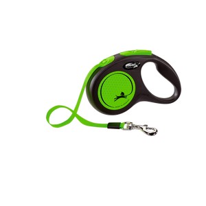 Flexi retractable lead NEON