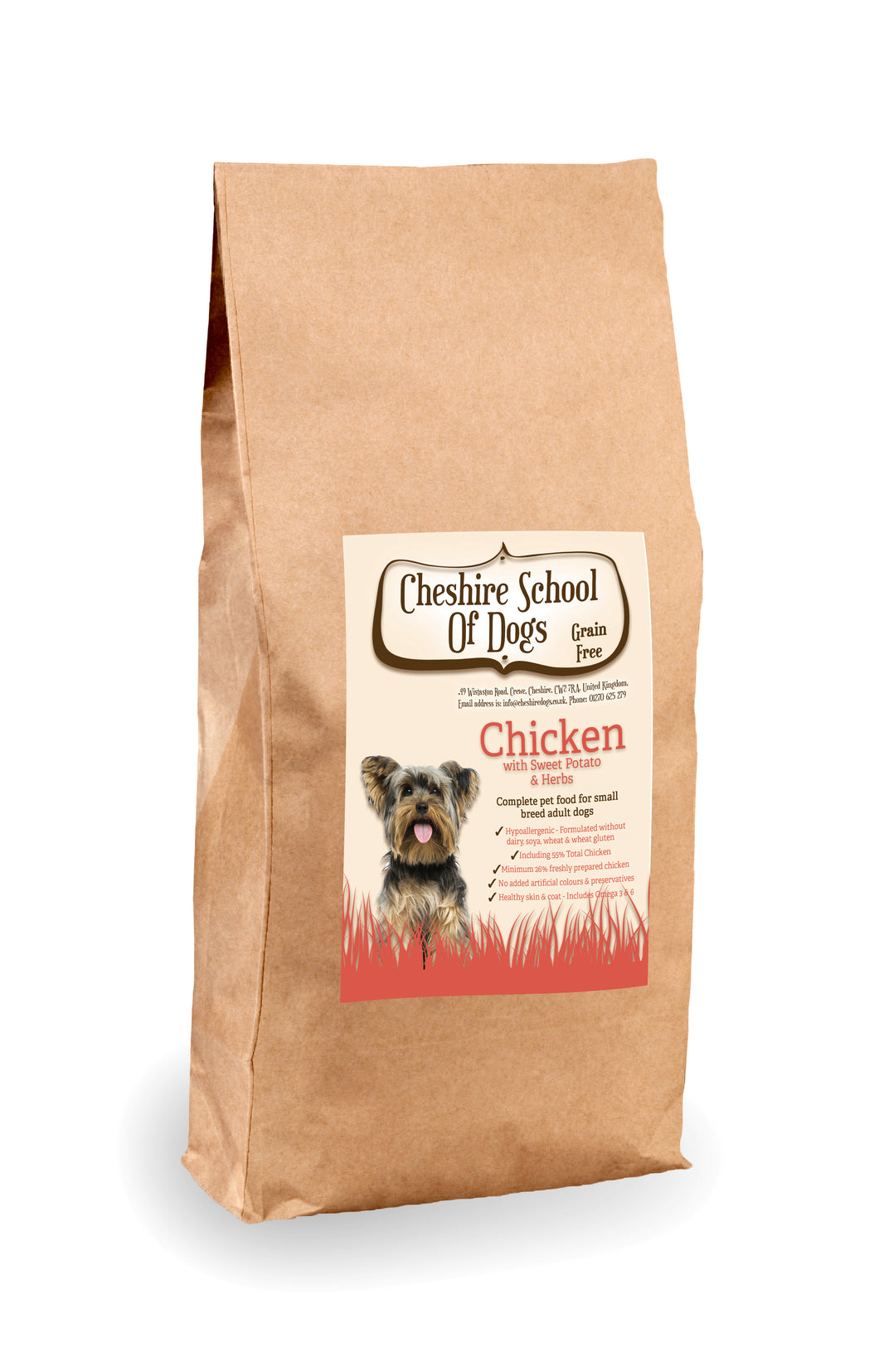 Grain Free - Chicken with Herbs - Complete Dog Food For Small Adult Dogs
